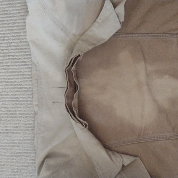 CARHARTT Sandstone Trucker Vintage Medium Button Up Jean Jacket - Picture 4 of 5